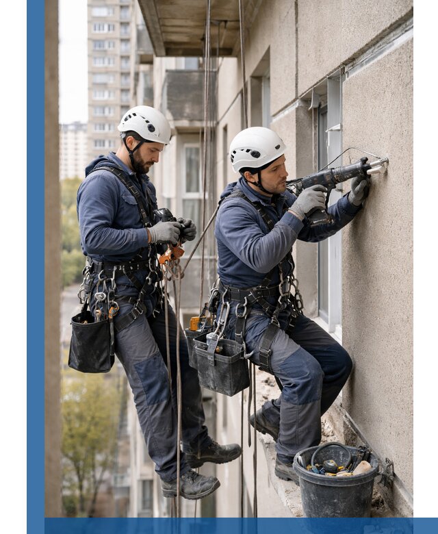 Промышленные альпинисты высотные работы и монтаж в Белой Калитве